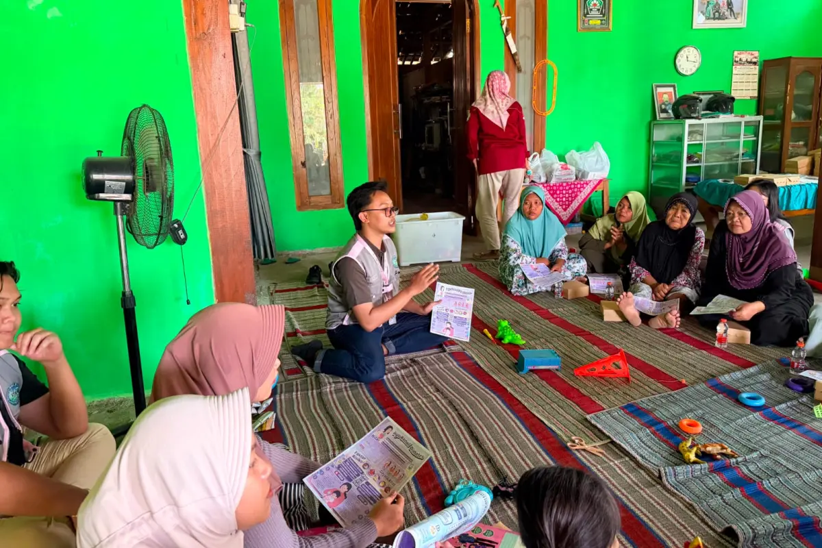 Aksi Sehat di Posyandu, Wujud Nyata Edukasi Kesehatan oleh BBK-KKN 8 Cangakan