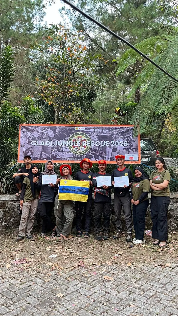 TIM WANALA UNAIR IKUT ANDIL DALAM PELATIHAN SAR YANG DISELENGGARAKAN OLEH SAR SURABAYA: GLADIAN JUNGLE RESCUE 2026